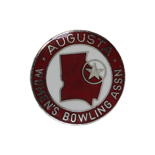 ピンバッジ ブローチ ジョージア州 AUGUSTA WBA ボウリング MAFCO