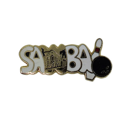 ピンバッジ ブローチ SAWBA ボウリング