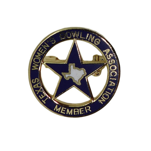 TEXAS WBA ボウリング ピンバッジ ブローチ テキサス州