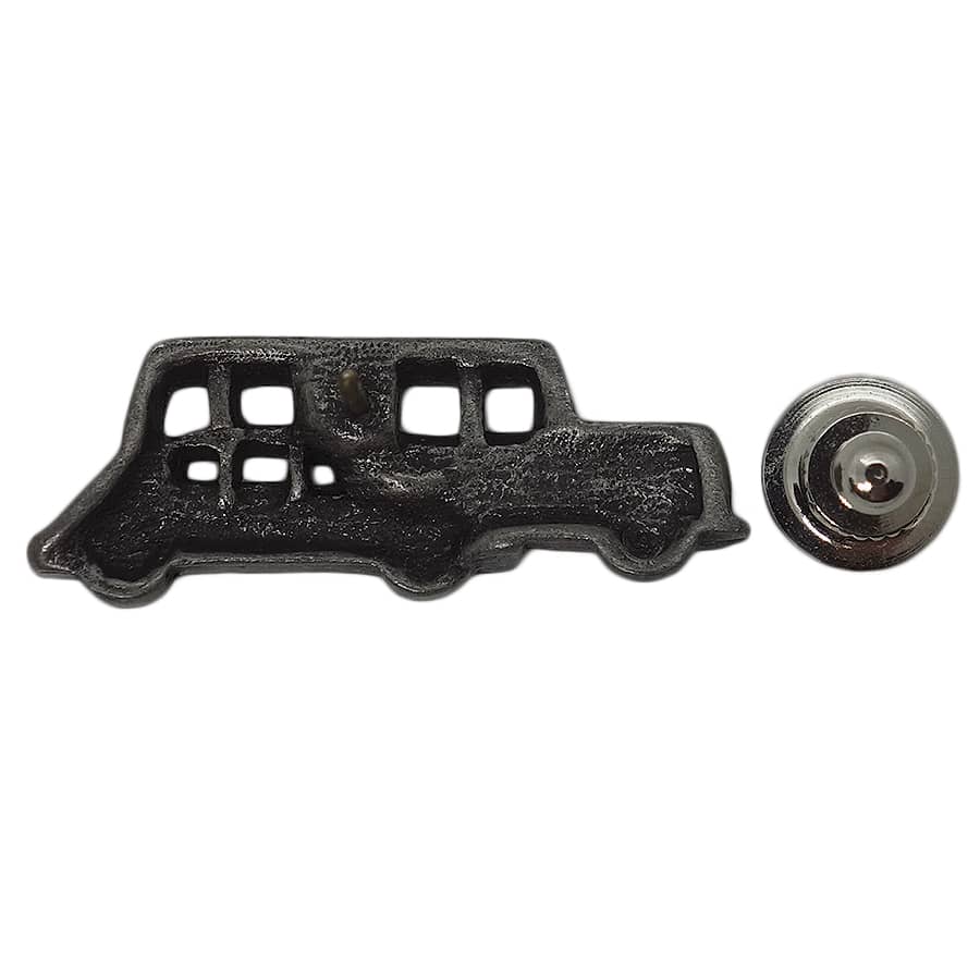 スクールバス 車 ピンズ  留め具付き