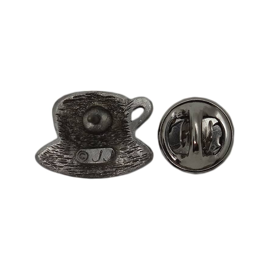 JJ コーヒー カップ ピンズ JONETTE JEWELRY 留め具付き