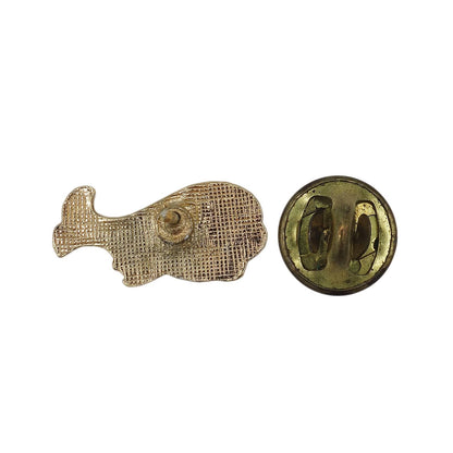 鯨 クジラ ピンズ 金色