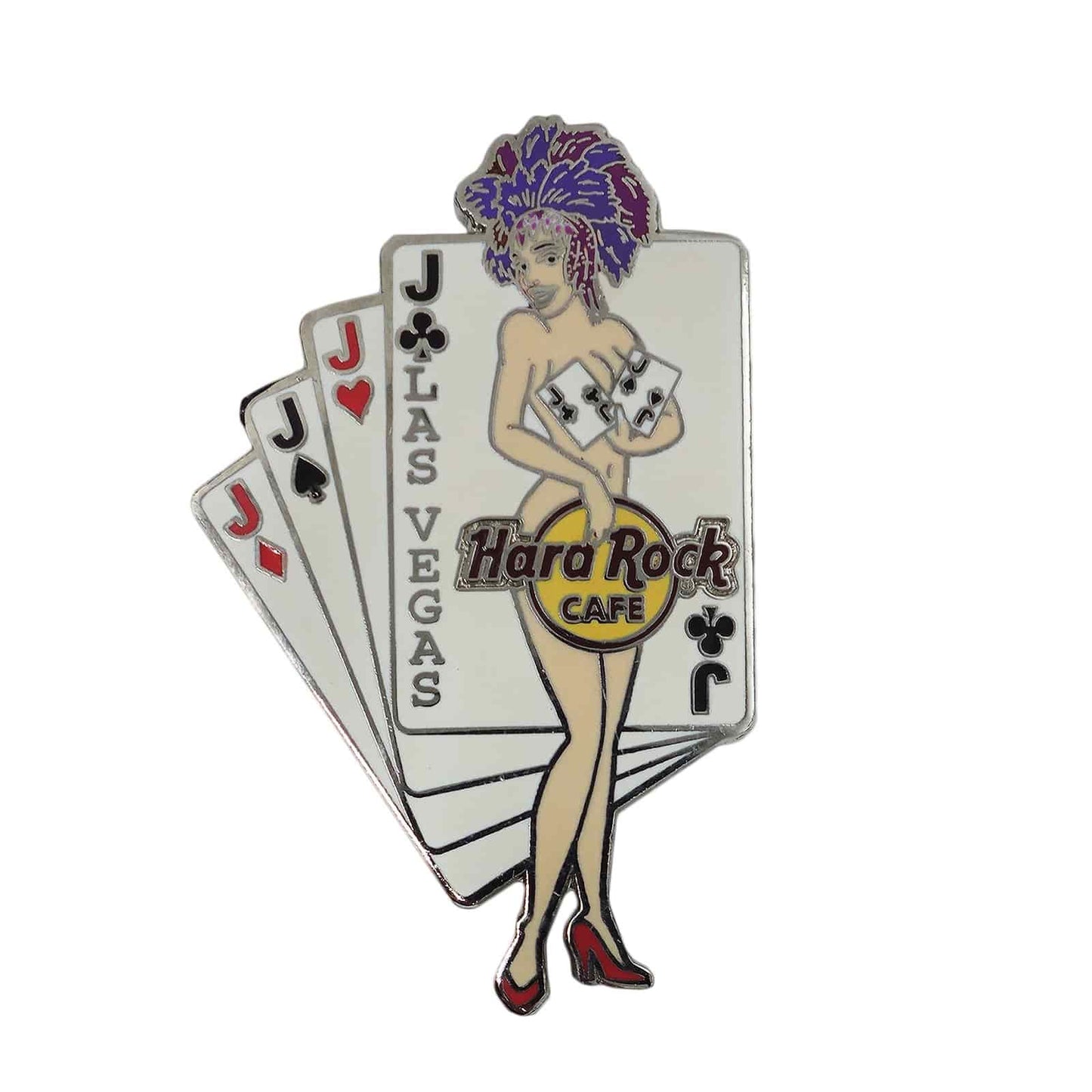 Hard Rock CAFE トランプ 女性 ピンズ ハードロックカフェ LAS VEGAS