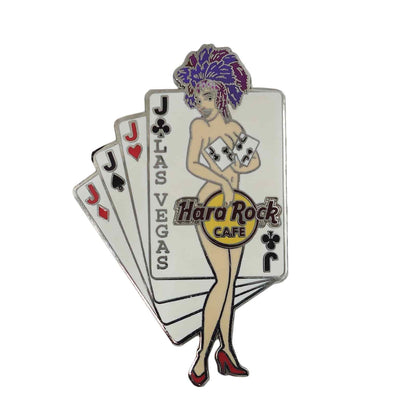 Hard Rock CAFE トランプ 女性 ピンズ ハードロックカフェ LAS VEGAS