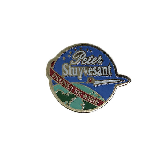 Peter Stuyvesant 煙草 ピンズ DISCOVER THE WORLD 留め具付き