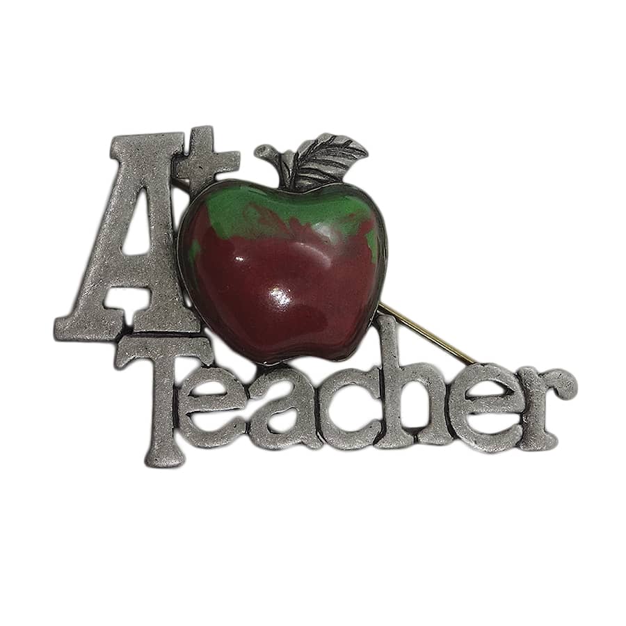 Danecraft 林檎 ブローチ A+ Teacher レトロ