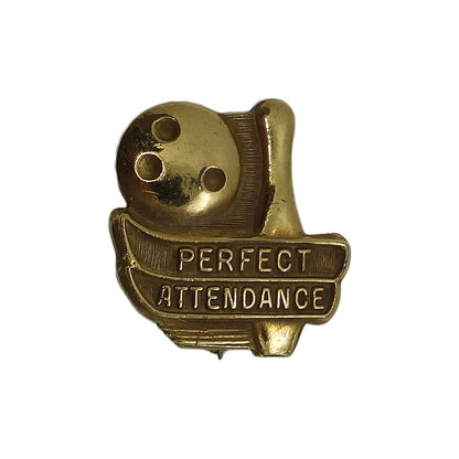 PERFECT ATTENDANCE ボウリング ピンバッジ ブローチ