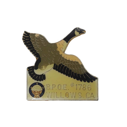 エルクス慈悲保護団体 Elks Lodge Willows No 1786 ピンズ 留め具付き