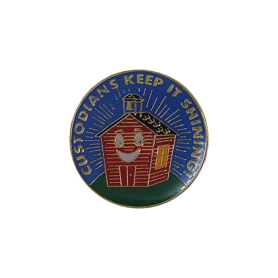 CUSTODIANS KEEP IT SHINING! ピンズ 留め具付き