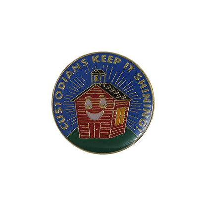 CUSTODIANS KEEP IT SHINING! ピンズ 留め具付き