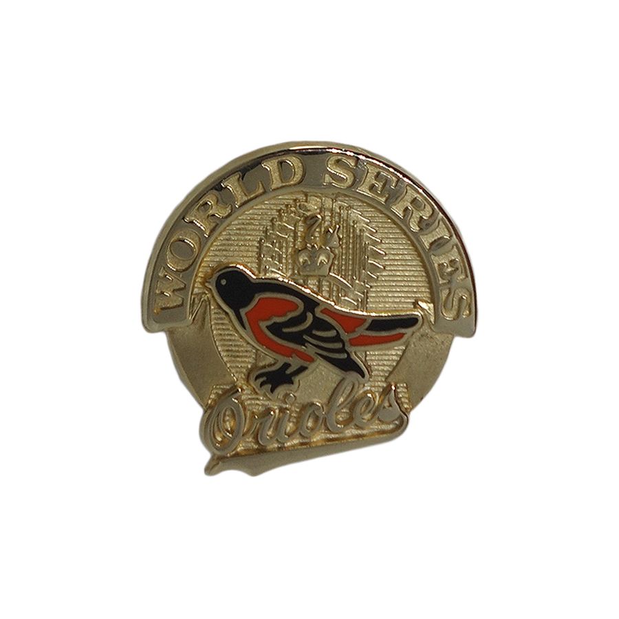 MLB ボルチモア・オリオールズ ピンズ Orioles 野球 留め具付き
