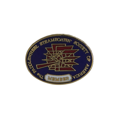 The PADDLEWHEEL STEABOAT ピンズ 留め具付き
