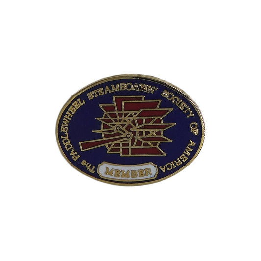 The PADDLEWHEEL STEABOAT ピンズ 留め具付き