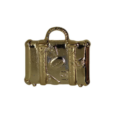 トラベルバッグ ピンズ 金色 カバン 留め具付き