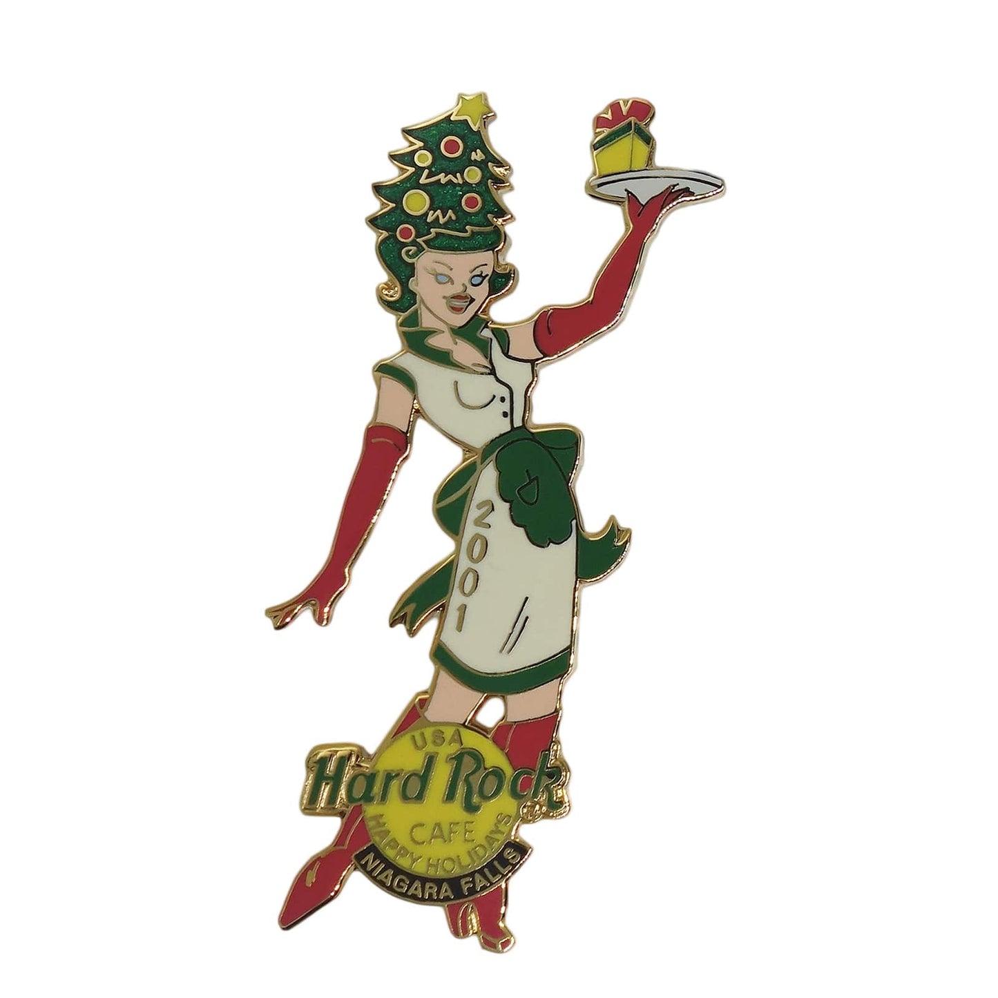 Hard Rock CAFE ウェイトレス ピンズ ハードロックカフェ NIAGARA FALLS