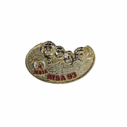 Naja Shriners ピンズ MSA 93 シュライナー 留め具付き