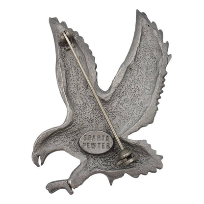 イーグル ピューター ブローチ 鳥 SPARTA PEWTER