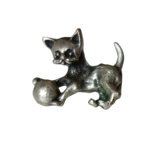 ピンズ 子猫  留め具付き ピンバッジ