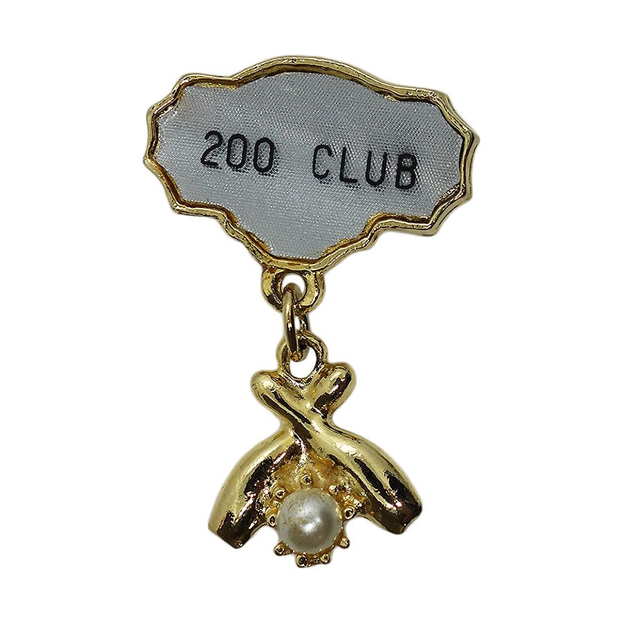 200 CLUB ボウリング ピンバッジ ブローチ