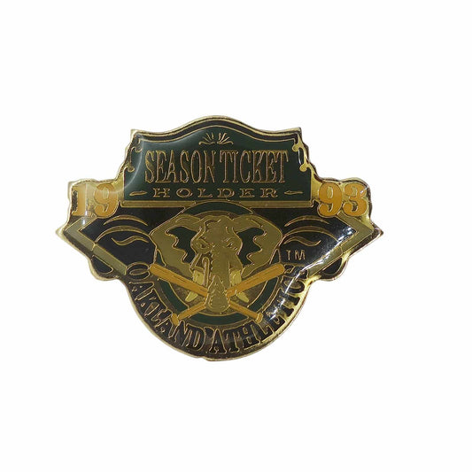 MLB アスレチックス SEASON TICKET HOLDER ピンズ 野球 メジャー 留め具付き