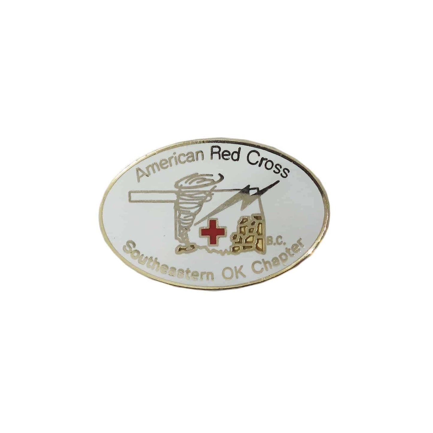 American Red Cross 赤十字 ピンズ レッドクロス 留め具付き