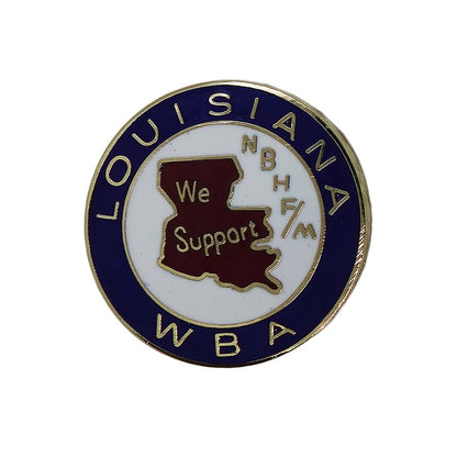 ピンズ LOUISIANA WBA ボウリング ルイジアナ州 留め具付き