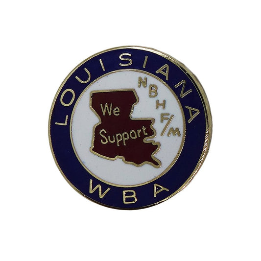 ピンズ LOUISIANA WBA ボウリング ルイジアナ州 留め具付き