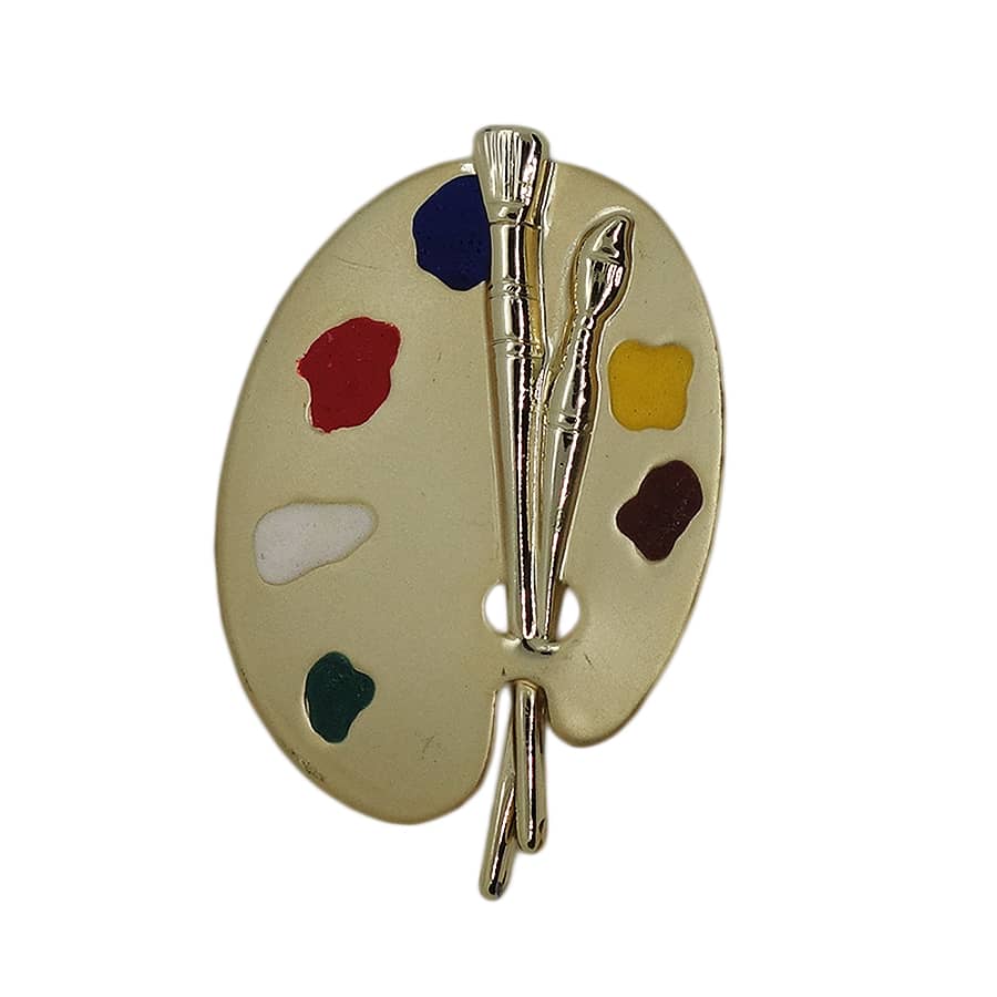 AJC パレット ブローチ 画材 American Jewelry Company