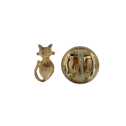 猫 ピンズ 金色 動物 小型