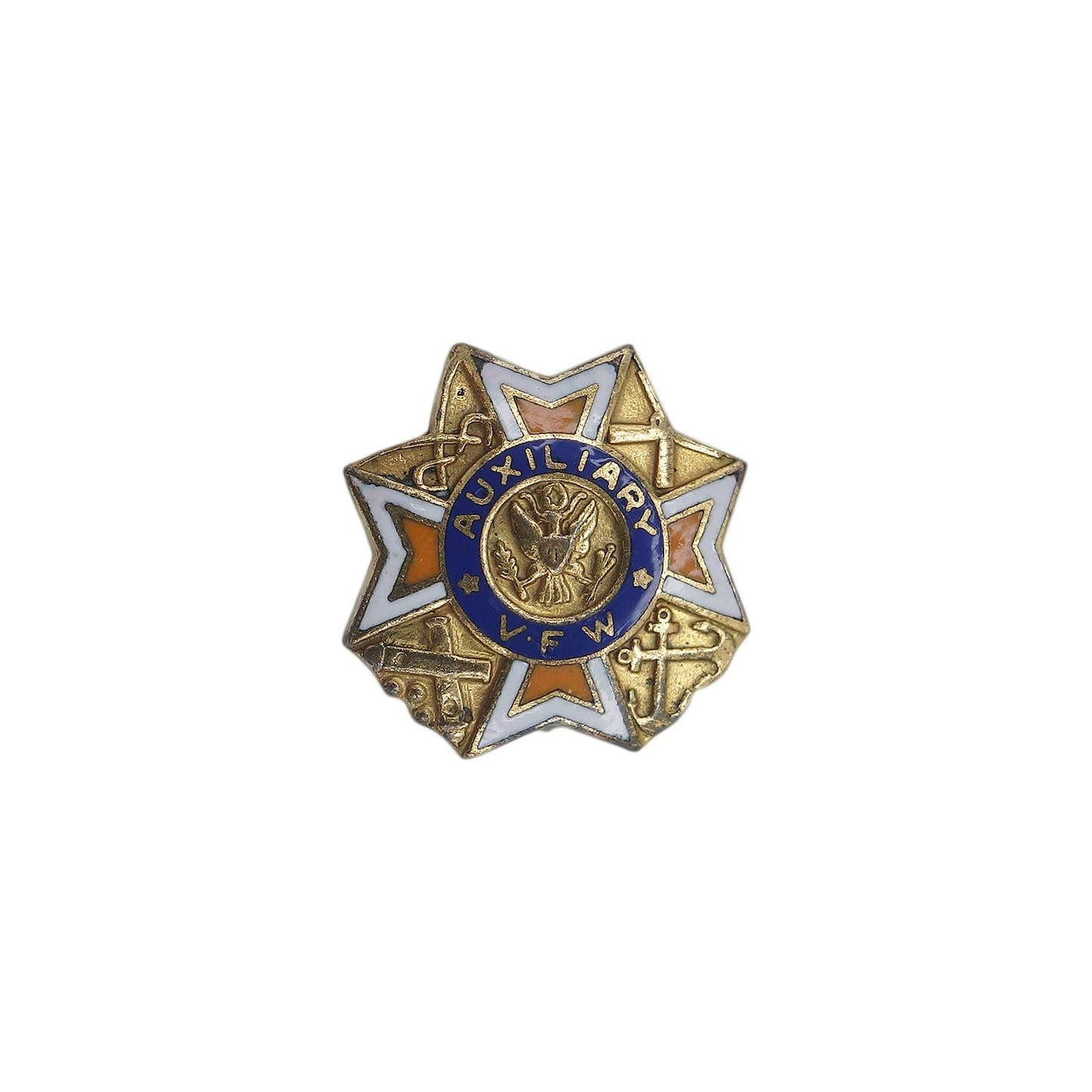 VFW AUXILIARY ピンバッジ ブローチ 退役軍人団体補助組織