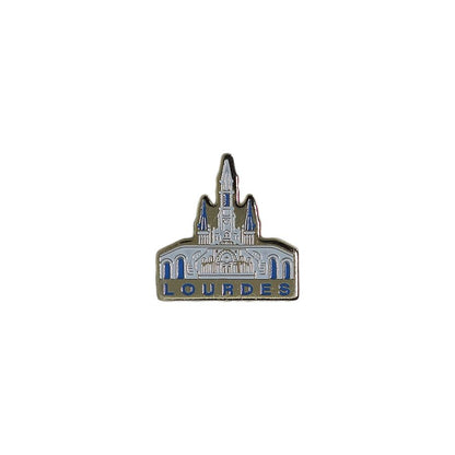 LOURDES ピンズ ロザリー教会 留め具付き