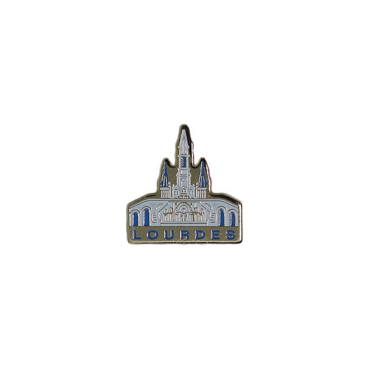 LOURDES ピンズ ロザリー教会 留め具付き