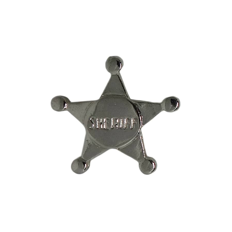 SHERIFF ピンズ 保安官 留め具付き