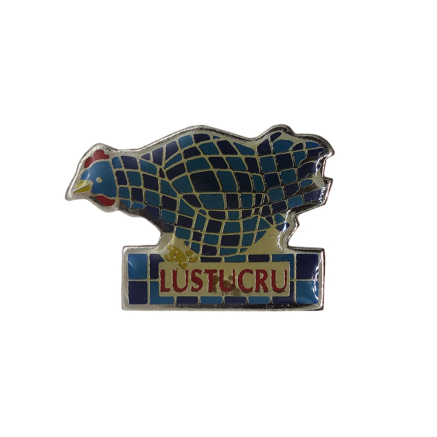 LUSTUCRU 鶏 ピンズ 留め具付き