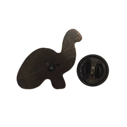 恐竜 ブロントサウルス ピンズ 留め具付き