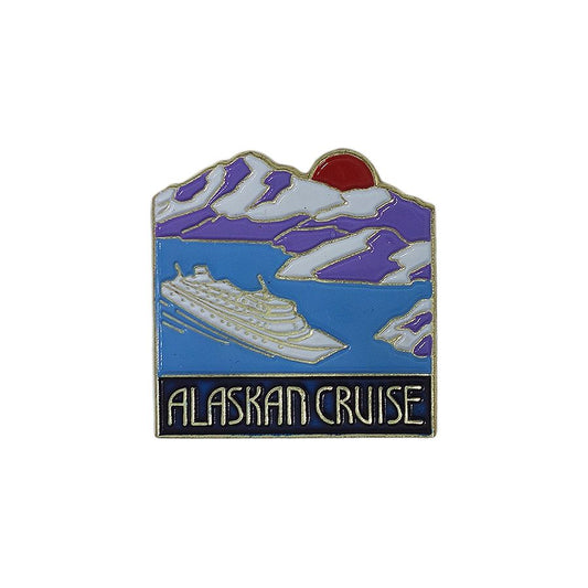 ALASKAN CRUISE ピンズ クルーズ船 留め具付き