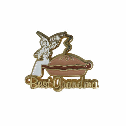 Best Grandma エンジェル ピンズ 天使 留め具付き