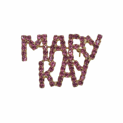 MARY KAY ラインストーン ブローチ