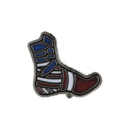 靴下 ピンズ 留め具付き
