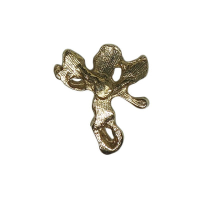 天使 ピンズ エンジェル 金色 留め具付き レトロ ピンバッジ