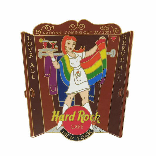 Hard Rock CAFE ウェイトレス  ピンズ ハードロックカフェ NEW YORK