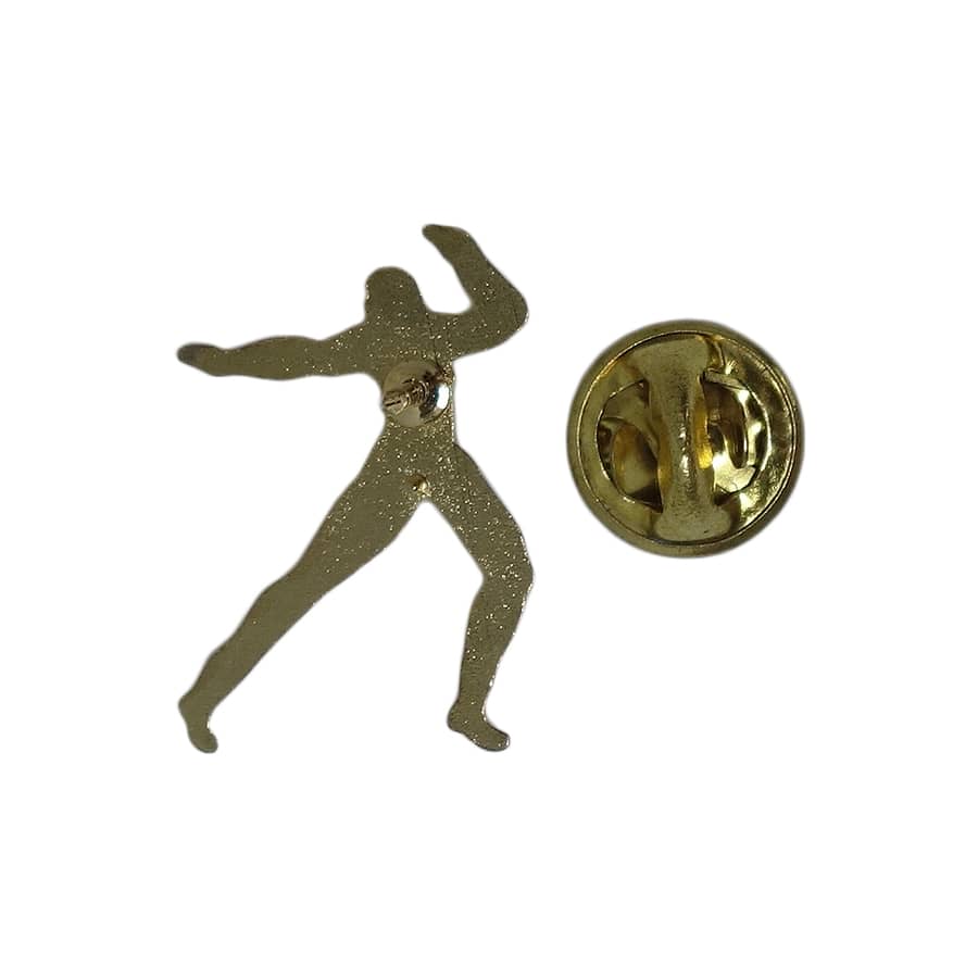 体操 ピンズ 金色 留め具付き