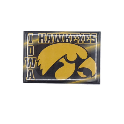 IOWA HAWKEYES ビンテージ 缶バッジ バッチ