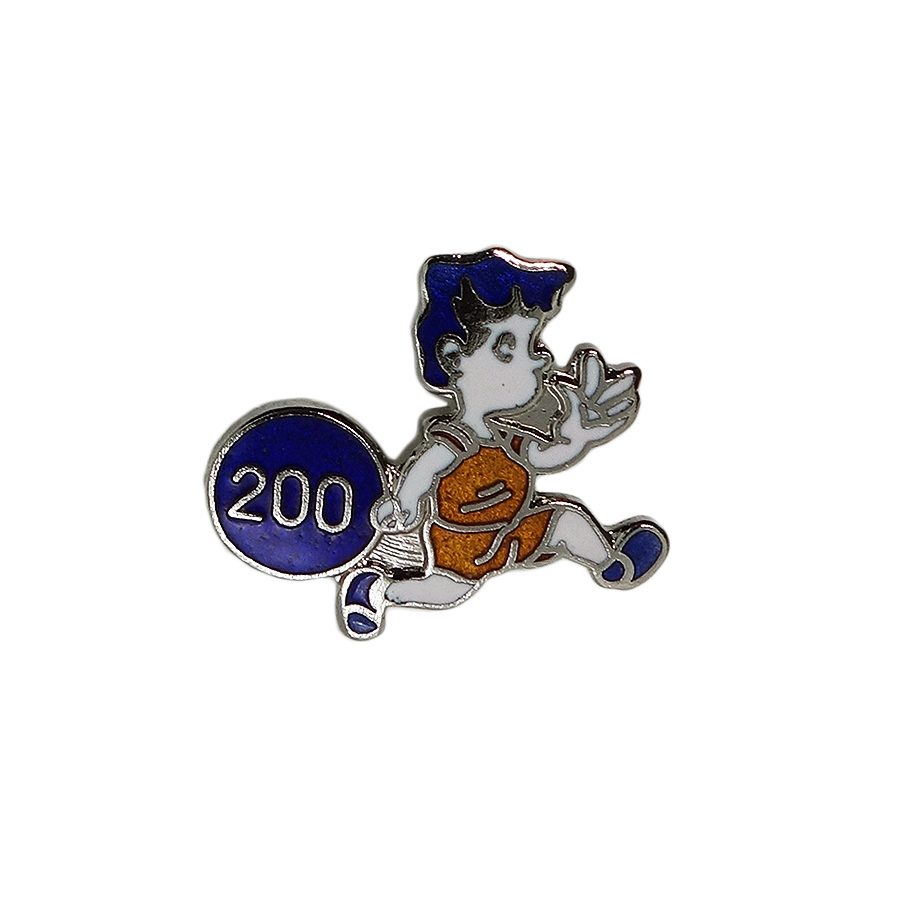 ボウリング 200 ピンバッジ ブローチ