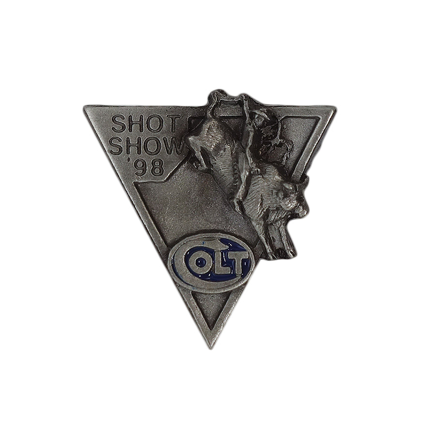 COLT コルト SHOT SHOW 1998 ピンズ 銃 ロデオ 留め具付き
