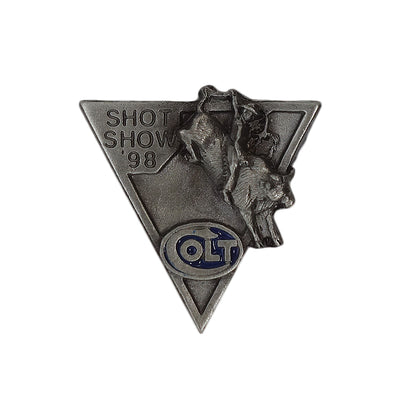 COLT コルト SHOT SHOW 1998 ピンズ 銃 ロデオ 留め具付き