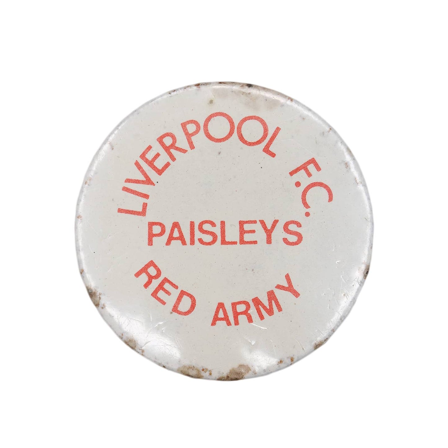LIVERPOOL F.C. リヴァプール 缶バッジ PAISLEYS RED ARMY サッカー