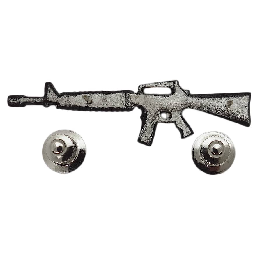 M16A2 アサルトライフル ピンズ 銃 ブラックライフル 留め具付き