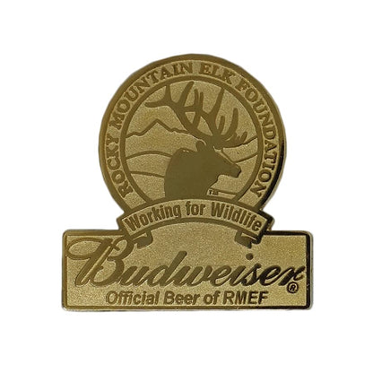 ROCKY MOUNTAIN ELK FOUNDATION×Budweiser ピンズ 留め具付き