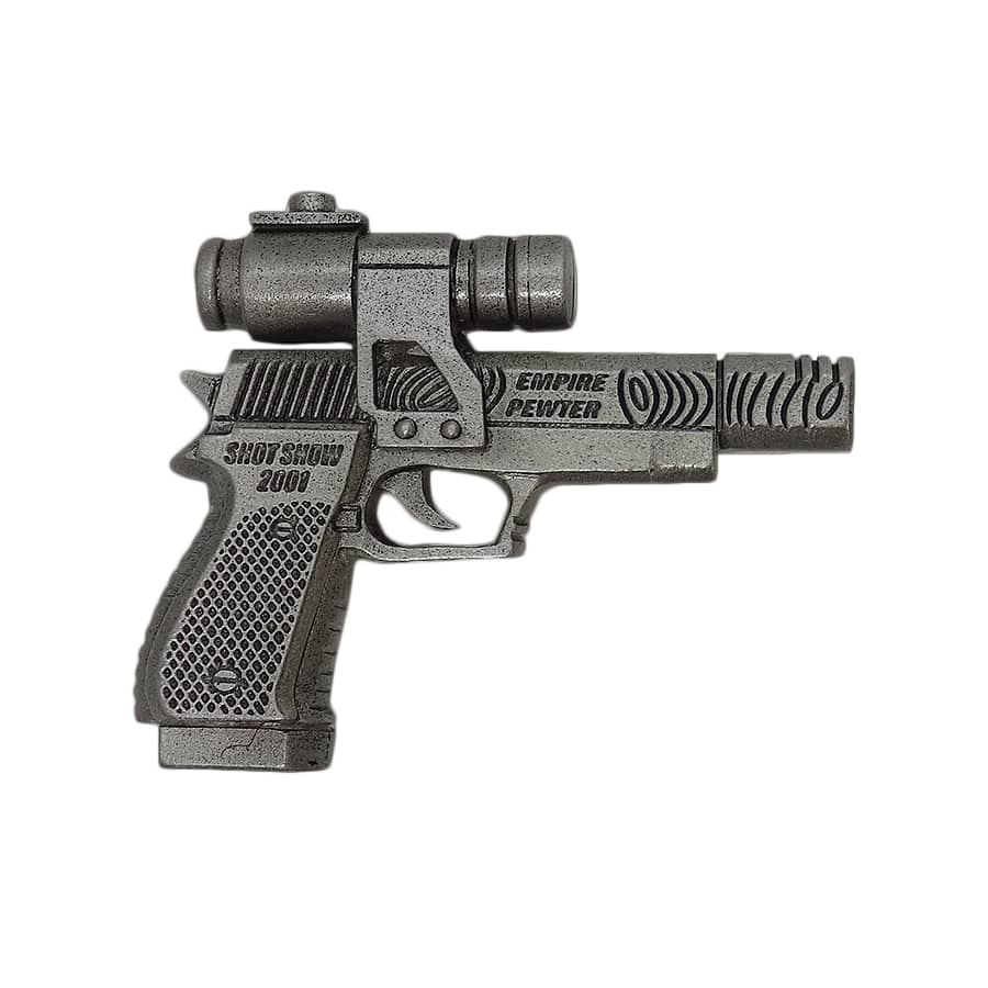 SHOT SHOW 2001 拳銃 ピンズ ピューター EMPIRE PEWTER 留め具付き